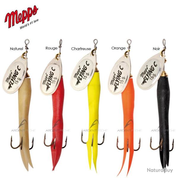 Cuiller MEPPS aglia flying C 25gr Palette argent corps Naturel