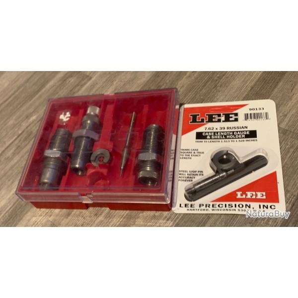 Jeu d'outils 3 outils en 7.62x39 + raccourcisseur de douilles