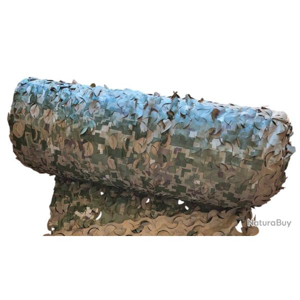 Filet de camouflage  la dcoupe (2m de large) - Camo Digital Digital woodland