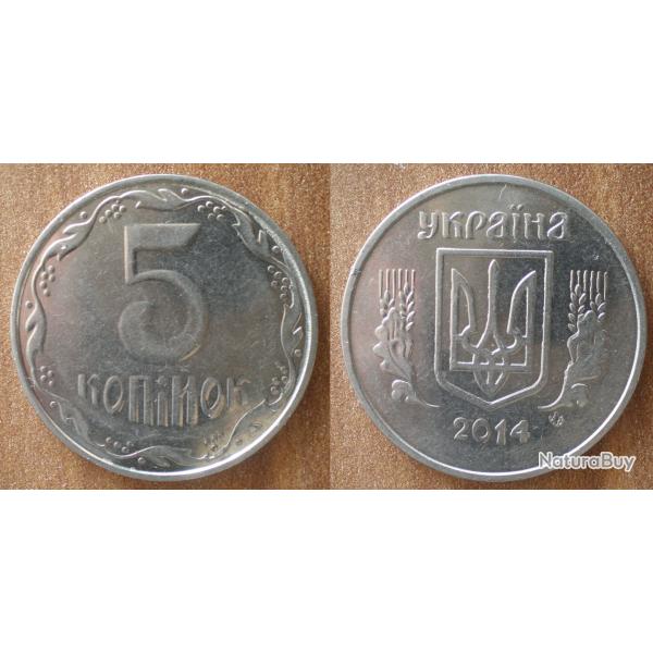 Ukraine 5 Kopiyok 2014 Piece Hryvni Hrynia