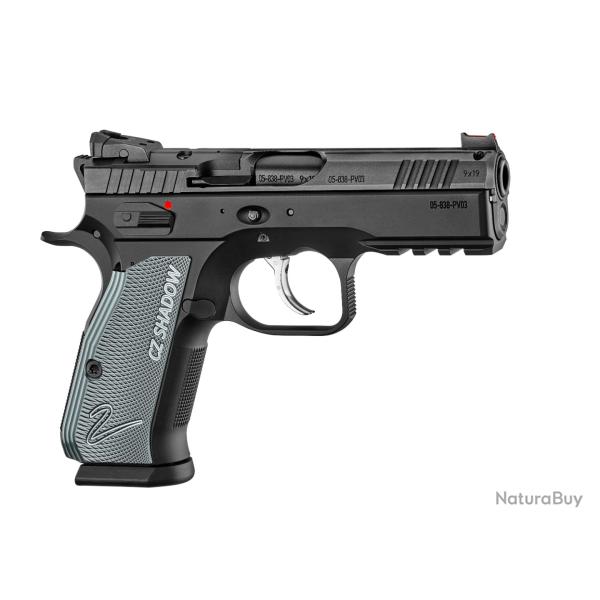 Pistolet CZ 75 Shadow 2 Compact OR "Optic Ready" - 3.6'' - 9x19