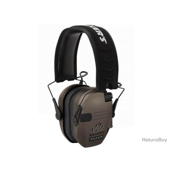 Casque anti-bruit �lectronique Walker's Razor Slim - Kaki