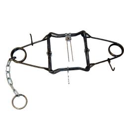 Pi&egrave;ge en X - Double ressort - 13 x 13 cm