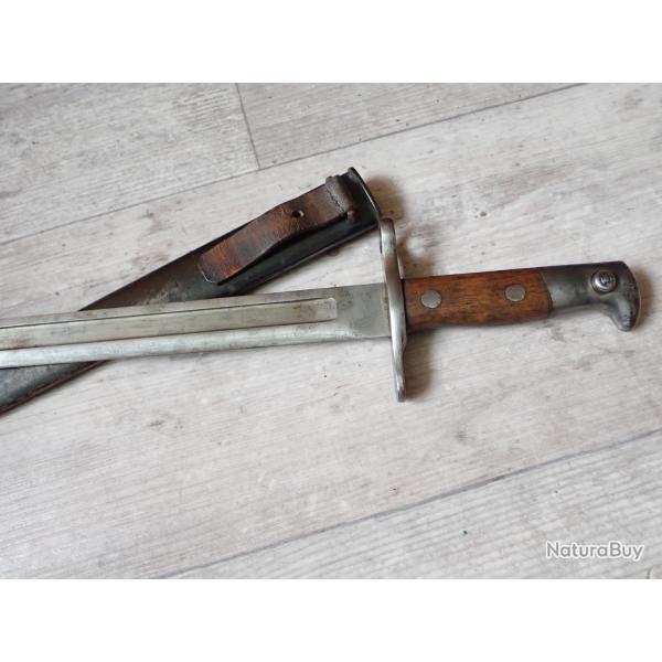 30995 Baionnette Suisse pour fusil Rubin Schmidt 1889, 89/96 - Mdle 1989