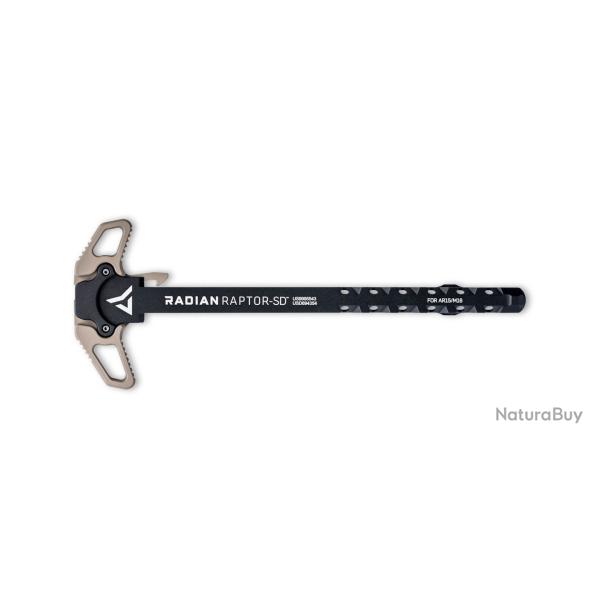 LEVIER D'ARMEMENT AMBIDEXTRE POUR AR15 RADIAN RAPTOR SD FDE