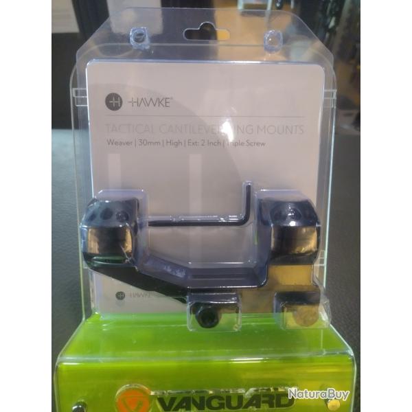 Hawke tactical cantilever mounts Weaver 30mm high ext 2 inch triple screw