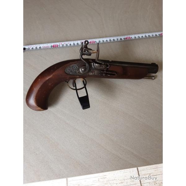 PISTOLET COLONIAL A SILEX JUKAR 12 mm