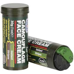 Cr&egrave;me de maquillage camouflage militaire BCB CL1481 noir et vert