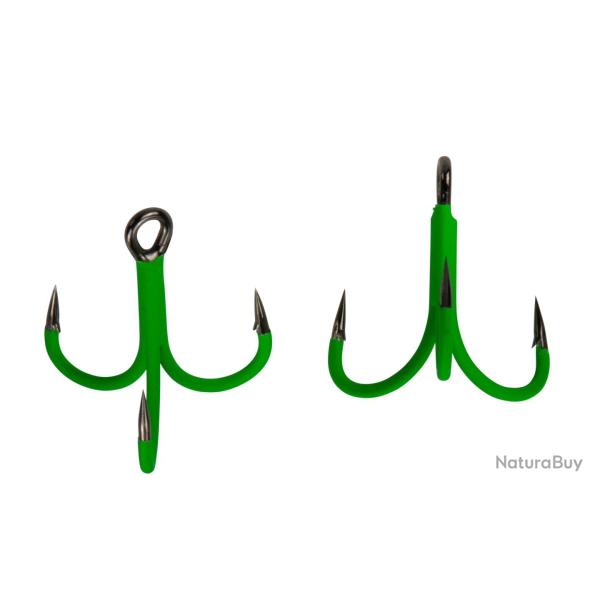 A-Static Treble 6X Hook 1/0 4Pcs