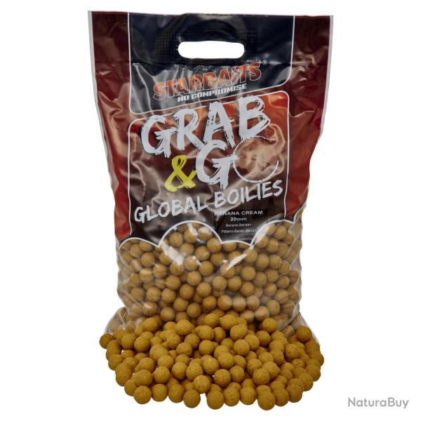 G&G Global Boilies 5Kg Bana Cream 20Mm