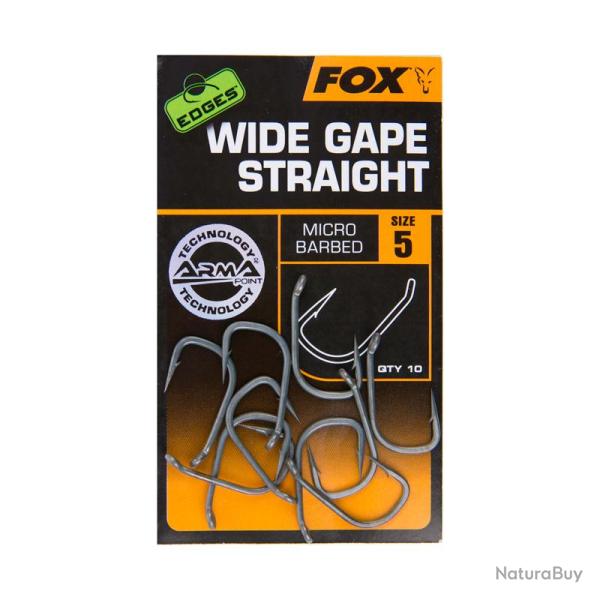 Hamecon Fox Edges(TM) Wide Gape Straight - 4