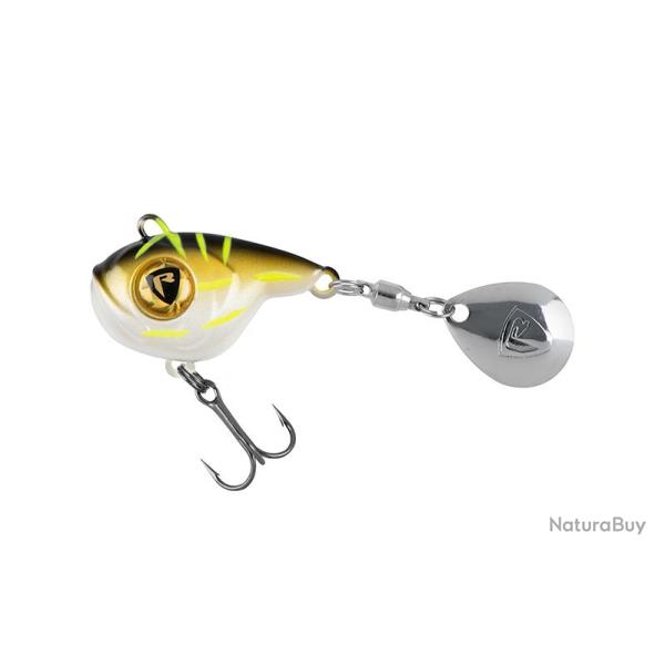 Leurre Fox Rage Big Eye Spin Tail 8Gr Black & Gold