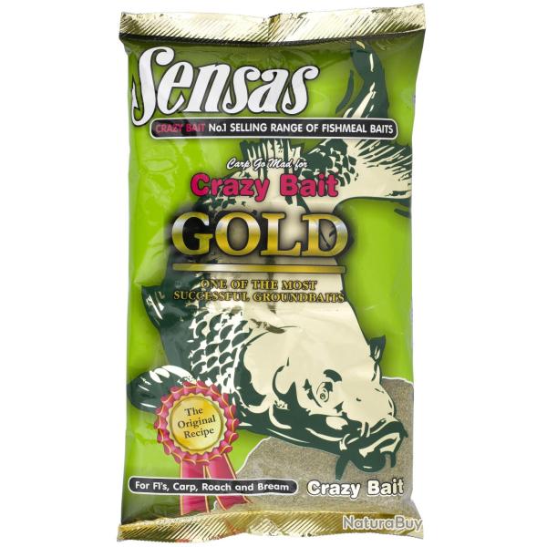 Amorce Sensas Crazy Bait Gold 1Kg