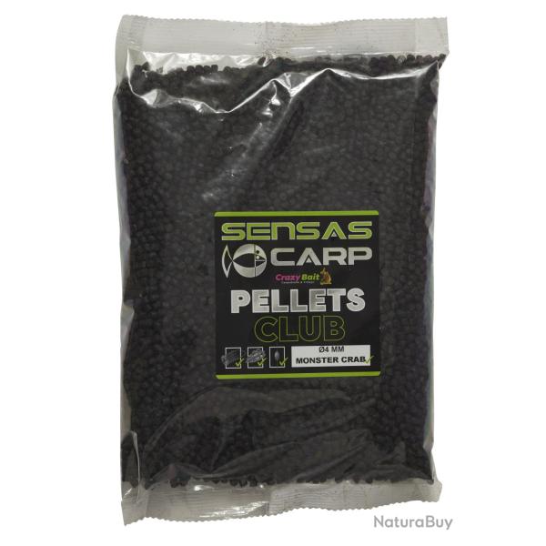 Pellet Sensas Pellets Club Monster Crabe 4Mm - 1Kg