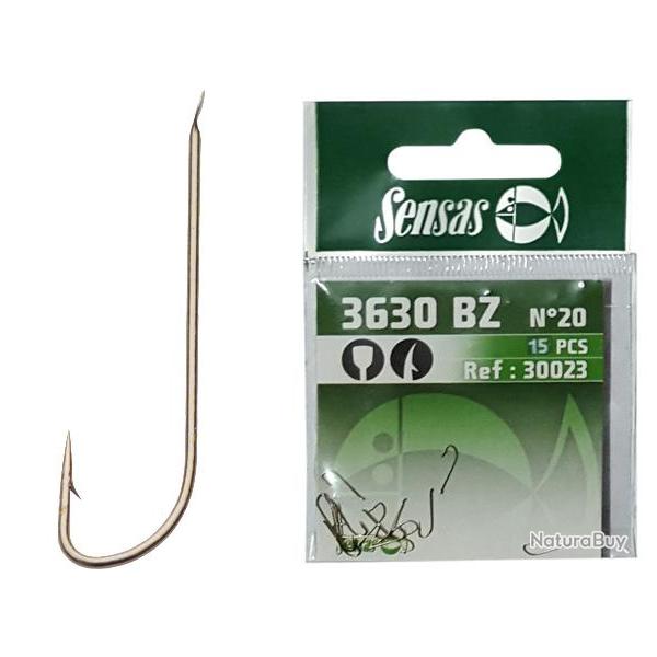 Sachet Hamecons Sensas 3630 Bronze N'16