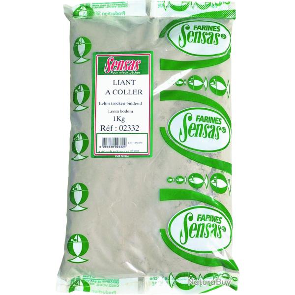 Farine Sensas Liant A Coller Gris 1Kg