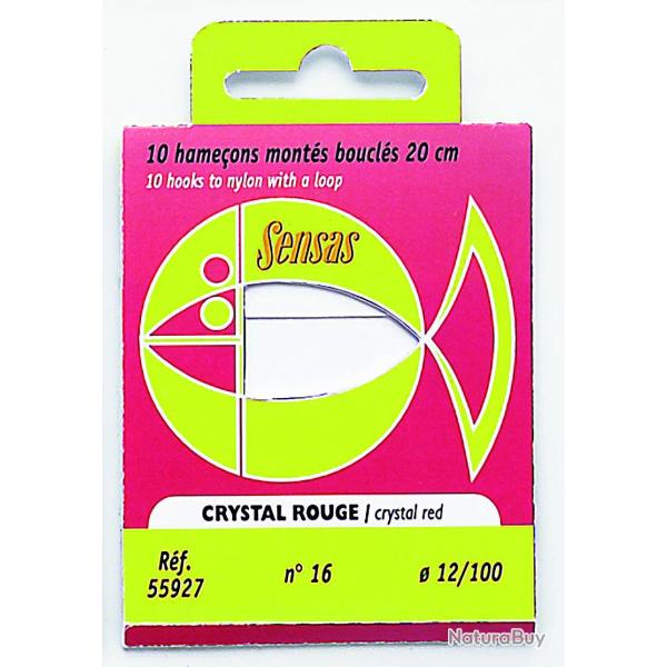 Hamecon Crystal Rouge 20Cm 18/8
