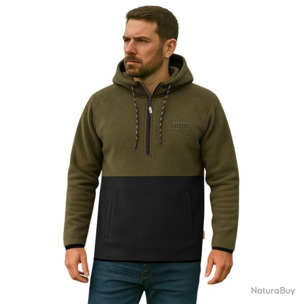 Veste polaire Game Alpine Kaki Noir