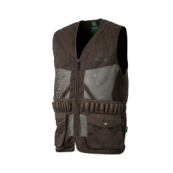 Gilet de chasse Treeland en maille Marron