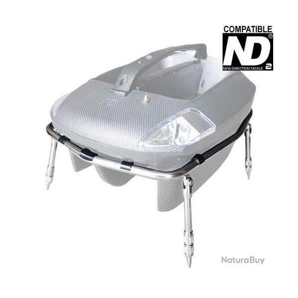 Support Bateau Bait Boat Pod Deluxe Inox pour New Direction ND2