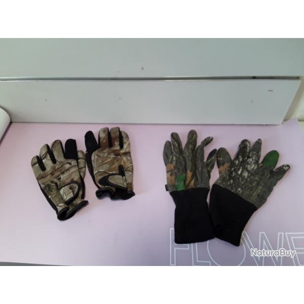 Lot de 2 paires de gants