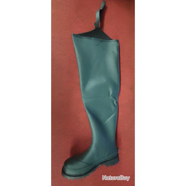 CUISSARDES CAOUTCHOUC DOUBLES NOPRNE - TAILLE 46/47 - NEUF