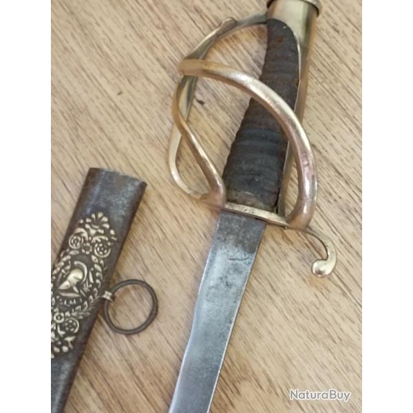 Sabre d'enfant d'officier  de cavalerie,type cavalerie l�g�re an IX.
