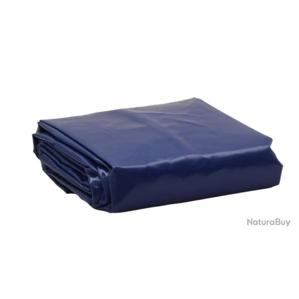 B�che bleue PVC 1x2,5 m - R�sistante 650 g/m� pour protection ext�rieure polyvalente