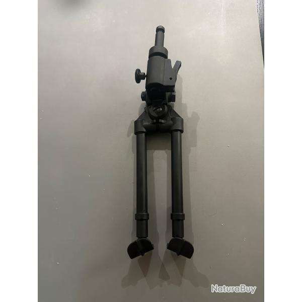 Bipied versa pod en inox avec vis frein Neuf cerakote noir avec adaptateur spigot ai