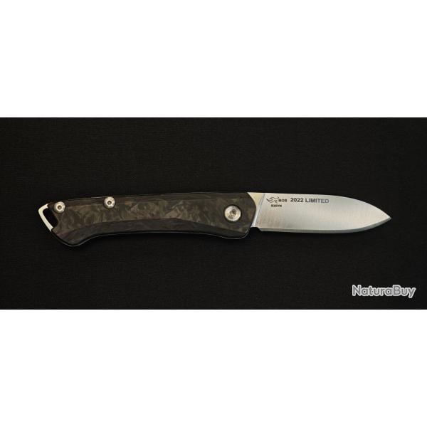 Buck Knives Saunter Legacy 2022 0250CFSLE-B - Couteau Pliant S35VN Fibre de Carbone - �dition Limit�