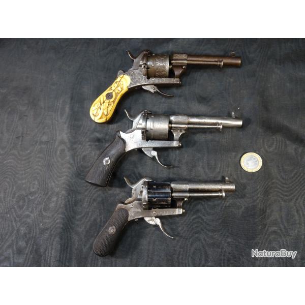 rvolver  broche lot de trois pices remise en tat ou pour pices