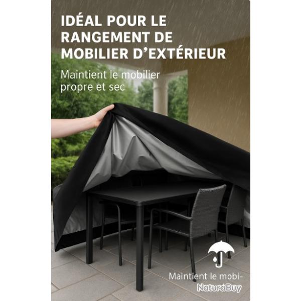 Housse Salon Jardin Extrieur Protection 231x231x90cm Bche Canap Chaises Barbecue Table