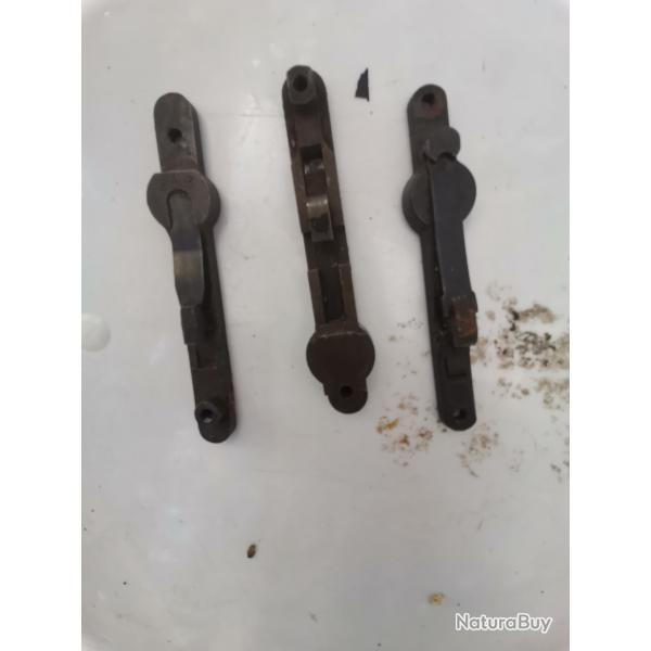 Lot de 3 augets  fusil de chasse