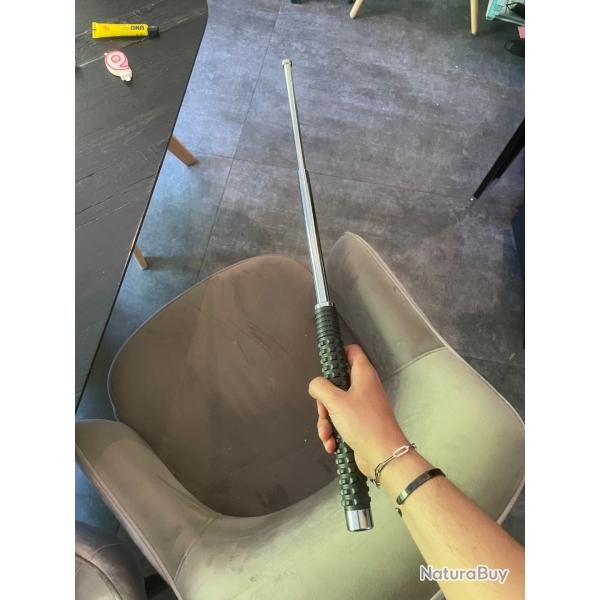 Matraque tlescope en acier tremp fabriqu en Europe