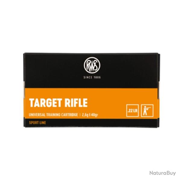 MUNITIONS RWS TARGET RIFLE cal.22lr x50