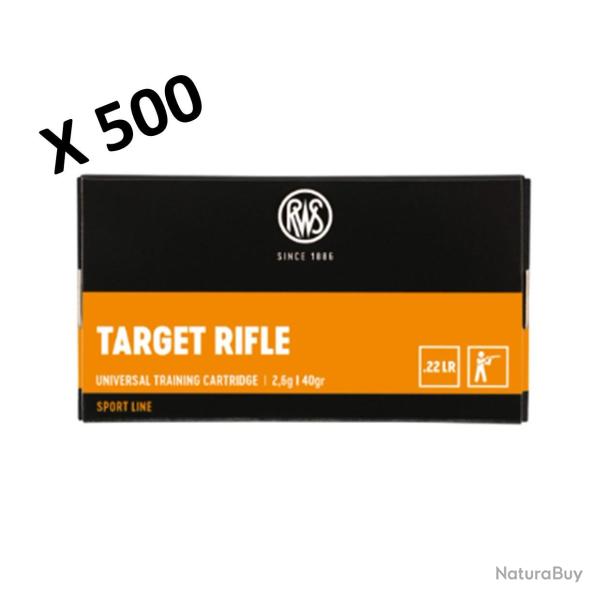 MUNITIONS RWS TARGET RIFLE cal.22lr x500