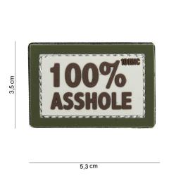 Patch 3D PVC 100% Asshole (101 Inc) OD