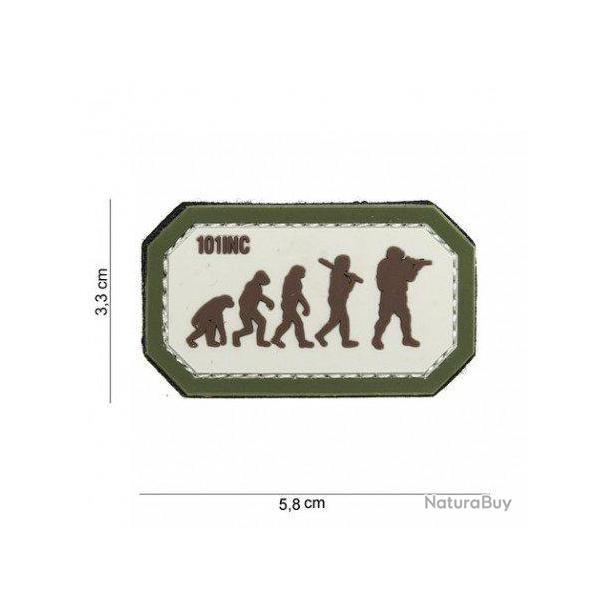 Patch 3D PVC Airsoft Evolution (101 Inc) Dsert