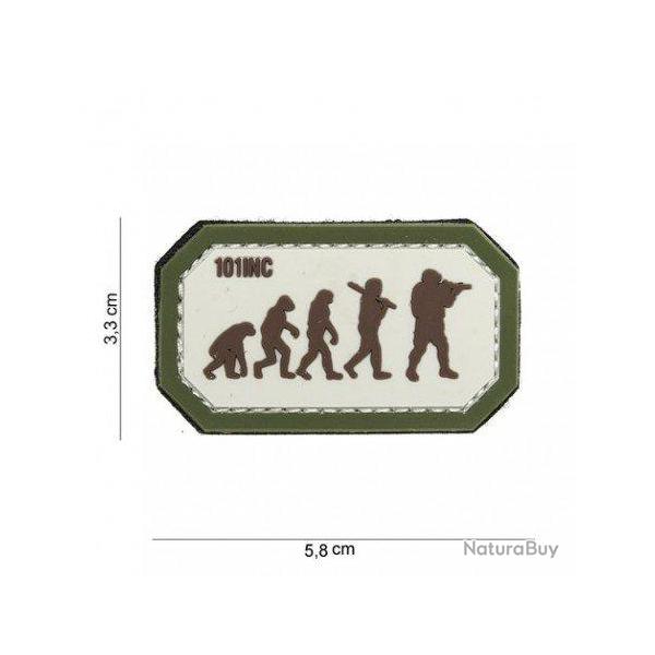 Patch 3D PVC Airsoft Evolution (101 Inc) D�sert