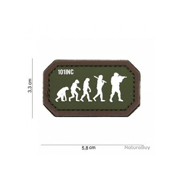Patch 3D PVC Airsoft Evolution (101 Inc) OD