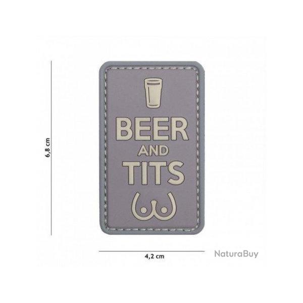 Patch 3D PVC Beer and Tits (101 Inc) Multicam