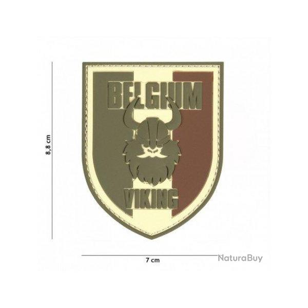 Patch 3D PVC Belgique Viking (101 Inc) Multicam