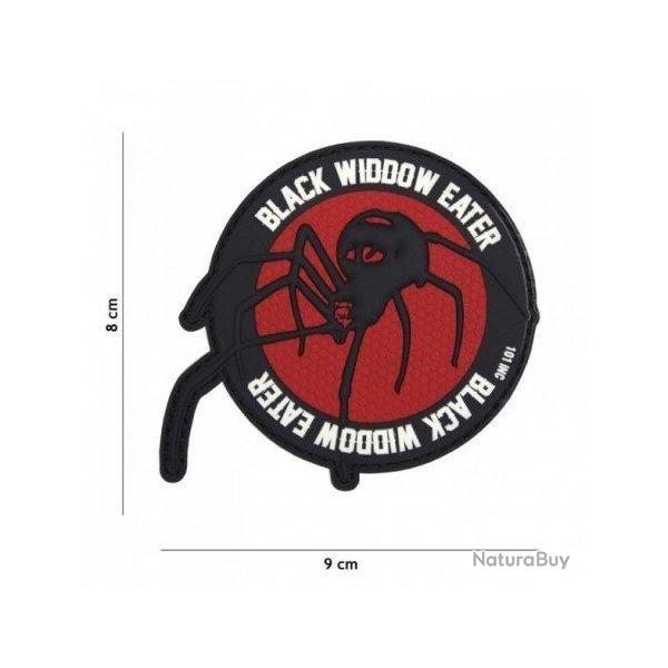 Patch 3D PVC Black Widdow Eater (101 Inc) Rouge