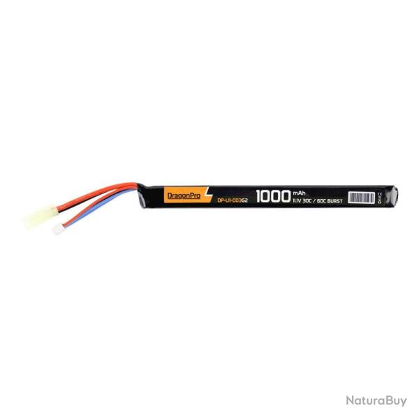 Batterie LiPo 11,1v Stick Long 1000 mAh G2 Tamiya (Dragon Pro)