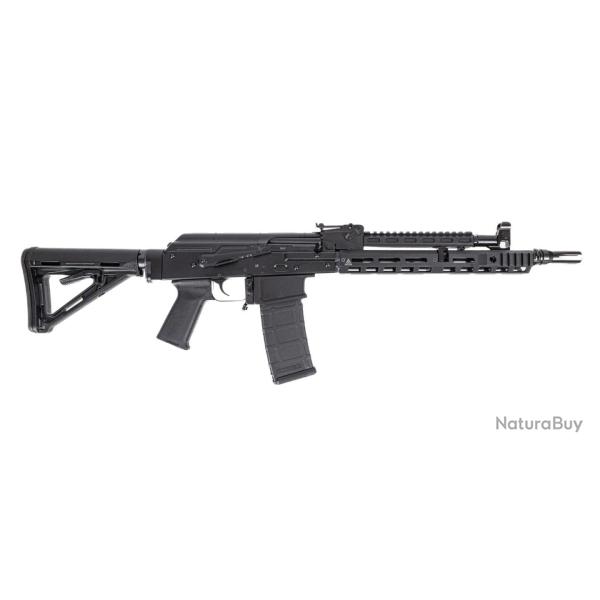 Carabine PSA AK-556 with 13.7" Barrel Pin and Weld, Soviet Arms 11.5" Rail, M4 Stock, and JMAC Flash