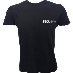 T Shirt S&eacute;curit&eacute; Noir