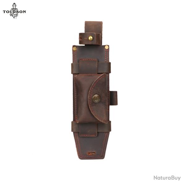 Tourbon-Gaine de couteau � lame polyvalente en cuir  LIVRAISON GRATUITE !!