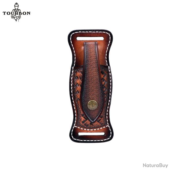Tourbon 4,3" gaine de couteau en cuir Snap tui  couteau pliant EDC