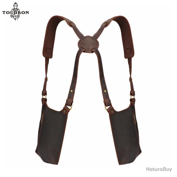 Tourbon-Bretelles Rembourr�es en Cuir avec Poudres pour T�l�phone LIVRAISON GRATUITE !!