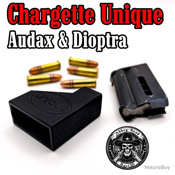 Chargette Unique Audax Dioptra Modle T 22lr - Noir - Bast3D